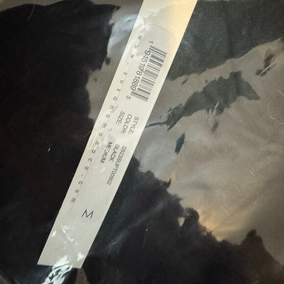 Susana Monaco Double Strap Mock Top in Black NWT Size Medium - Picture 7 of 8